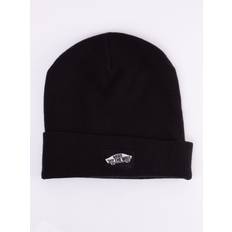 Vans Vêtements vente Vans Classic Tall Beanie-Mütze in Schwarz mit Umschlag