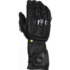 Knox Handroid MK V (MK5) Leather Motorcycle Gloves Black, Black