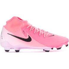 Men - Pink Soccer Shoes Nike Phantom Luna 2 Academy MG High-Top - Sunset Pulse/Black