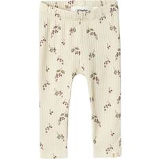 Natural Children's Clothing Lil'Atelier Berry Ribbed Leggings -