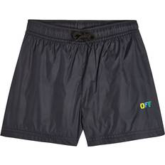 Weiß Badehosen Off-White Kids Diag Rainbow Badeshorts Kinder Polyamid/Elastan/Polyamid Schwarz