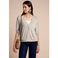 Lin Cardigans Street One Damen A321824 Strickjacke, Smooth Sand beige