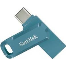 SanDisk Ultra Dual Drive Go USB 128GB USB flash drive USB Type-A USB Type-C 3.2 Gen 1 (3.1 Gen 1) Blue