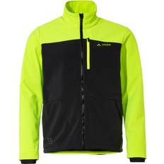 Gula - Softshelljacka Jackor Vaude Virt Softshell Jacket II Cykeljacka Färg svart/grön