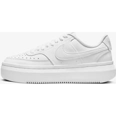 Läder Basketskor Nike W Court Vision Alta Ltr Sneakers White/White