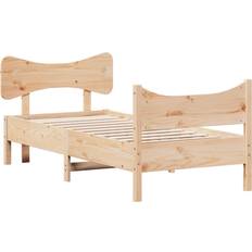 vidaXL Solid Pine Bettrahmen 80.5x195.5cm