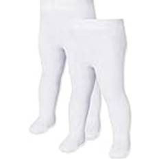 Collants Playshoes Collants uni uni bébé - Blanc