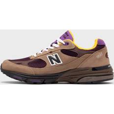 New Balance Unisex Made in USA 993 Brown/Purple Suede/Mesh