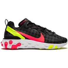 Scarpe sportive Nike React Element "Black/Flash Crimson" sneakers unisex Polyester/Polyester/Rubber