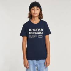 G-Star G-STAR RAW pojke Ss10037 t-shirt Ss, Blå (Sartho Blue D24912-01-6067) År
