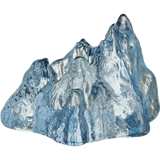 Kosta Boda Candle Holders Kosta Boda The Rock Ljuslykta Ice Blue Candle Holder 9.1cm