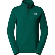 The North Face Women's 100 Glacier 1/4 Zip Fleece - Evergreen