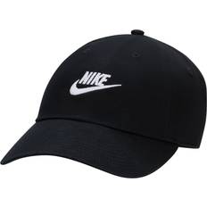 NIKE Caps NIKE Club Unstructured Futura Wash Cap - Black/White