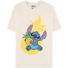 Klær Lilo & Stitch Disney T-skjorte Pineapple til Unisex krem