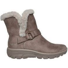 Beige - Vrouw Wandelschoenen Skechers Relaxed Fit Easy Going Boots - Bruin