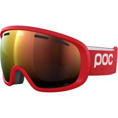 Ski Equipment POC Fovea Goggles Prismane Red/Partly Sunny Orange One Size