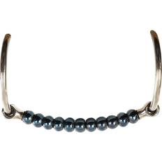 Bett Straight bit for horses BR Equitation Equitation Sweet Iron Cherry Roller Argenté