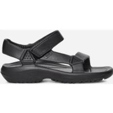 Plastic Sandals Teva Hurricane Drift Sandals in Black/Black