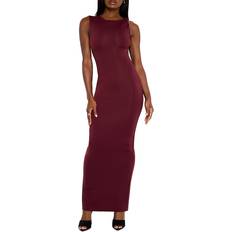 Good American Dresses Good American Scuba Twist Tank Maxi Dress Purple