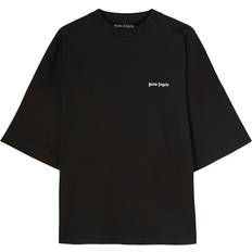 Palm Angels Kläder Palm Angels Embroidered logo over tee black/white