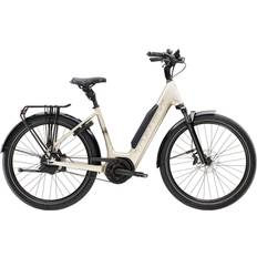 Trek Dame El-bycykler Trek District+ 5 Lowstep 800Wh L Beige 2024 Damcykel