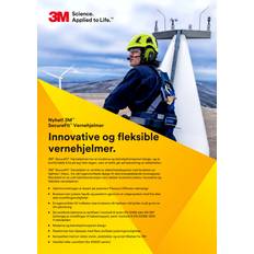 Huvudbonader 3M SecureFit skyddshjälm, X5512NVE-CE, ej ventilerad, svart, CE