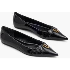 The Pointy Toe Ballerina Black