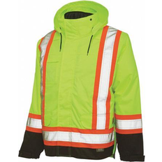 XXS Work Wear Tough Duck TOUGH DUCK S42631 Fluorescent Green Polyester Parka