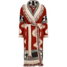 Femme - Multicolore Manteaux Alanui Icon wool jacquard coat red (UK 14)