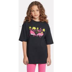 New Balance Black T-shirts New Balance Kids' CDL Floral Shoe Graphic T-Shirt Black (Size 91.0)