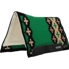 Green Saddle Pads Weaver SmartySynergy Flex Merino 33X38 Green/Black (33X38)