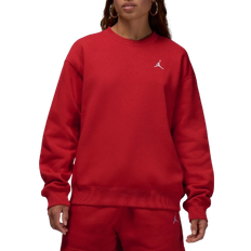 Red - Sweatshirts Jumpers Jordan Brooklyn Fleece Round Neck Sweatshirt Women - Gym Red/White