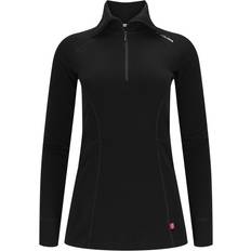 Multicoloured - Women Base Layers Aclima Women's Warmwool Polo Merino shirt XL, black