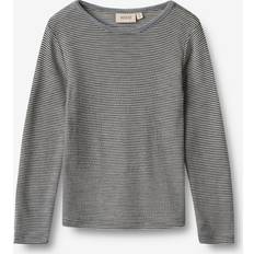 Lange ermer T-skjorter Wheat Wool T-Shirt Long Sleeve Alfie