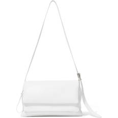City leather shoulder bag women Lamb Skin One Size White