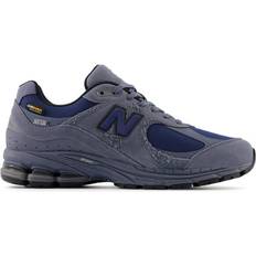 New Balance Men's 2002R in Grey/Blue/Black Leather