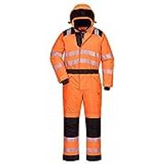 Arbejdstøj & Udstyr Portwest PW352 PW3 Hi-Vis Winter Coverall 3XL, COLOUR: Orange/Black