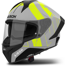 Airoh Matryx Scope Helm, grau-gelb, Größe für Männer