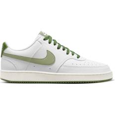 Nike court vision low herre Nike Court Vision Low M - White/Treeline/Sail/Oil Green