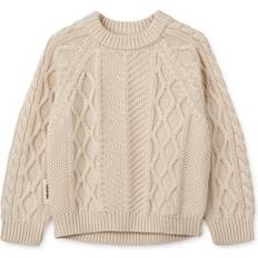 12-18 kk Neulotut Villapaidat Liewood Callio Knit Jumper Sandy melange