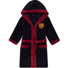 Blue Bath Robes FC Barcelona jungen fleece-bademantel mit kapuze offizielles merchandise Dunkelblau SL163-16-GLO