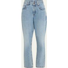 Women - XXXS Jeans Brunello Cucinelli Mid-rise straight jeans blue (US 0)