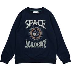 Blåa Sweatshirts The New The new Organic TNMorten sweatshirt Navy 11-12 år