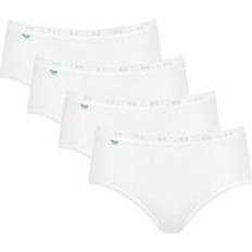 Sloggi Knickers Sloggi Basic Mid Briefs Pack White