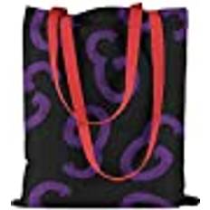 Bonamaison Printed Tote Bag - Purple