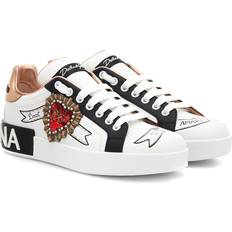 Dolce & Gabbana Portofino leather sneakers white (UK 2)