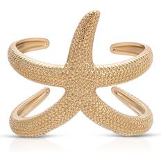 Ettika Starfish Bracelet in Metallic Gold