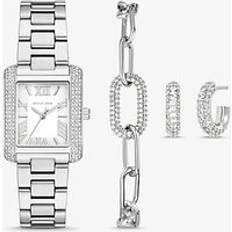 Michael Kors Petite Emery Silver-Tone Watch and Jewelry Gift Set (ONE SIZE)