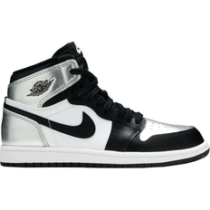 Silver Sport Shoes Jordan Air 1 Retro High OG - Silver Toe