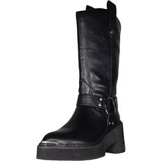 Buffalo Støvler Buffalo Damen Elegante Stiefel Bull Biker HI 1220057 Schwarz